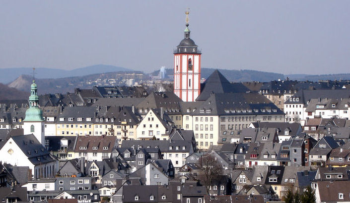 Siegen - Oberstadt mit dem Krnchen